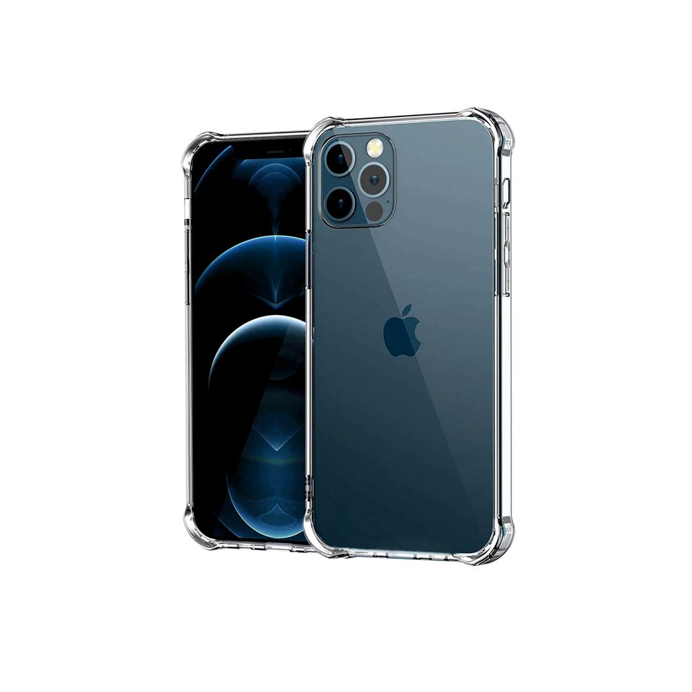Durable iPhone 14 Plus Transparent Silicone Reinforced Case