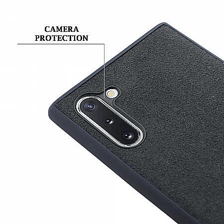 luxury quality hybrid alcantara Galaxy Note 10 protective case uk tpu shock absorbing cover