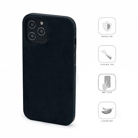 iPhone 12 / 12 Pro shockproof flexible black silicone bumper case impact resistant dropproof hard