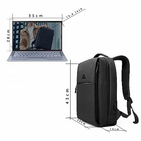 Arrivly Bolsos Mochila Portatil 15,6 Pulgadas Para Hombre y Mujer del  Negocio Business