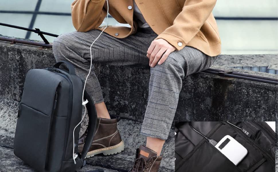 Arrivly Bolsos Mochila Portatil 15,6 Pulgadas Para Hombre y Mujer del  Negocio Business